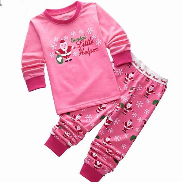 baby boys girls christmas pajamas kids long sleeve tshirt pant xmas pjs cotton pajamas children striped night wear p122 - Girls Christmas Nightgowns baby boys girls christmas pajamas kids long sleeve tshirt pant xmas pjs cotton pajamas children striped night wear p122 - Girls Christmas Nightgowns