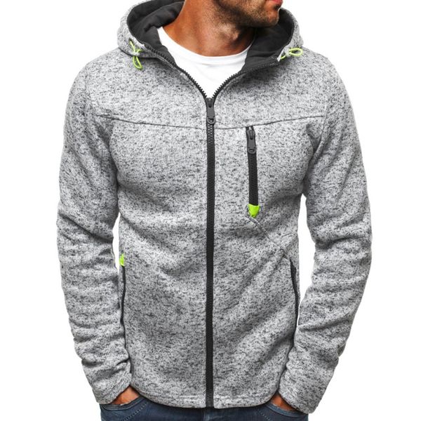 

sweatshirt winter hoodie male hoody cardigan long sleeve hoodies men zipper hoodies mens hooded plus size coat jacket g1, Black