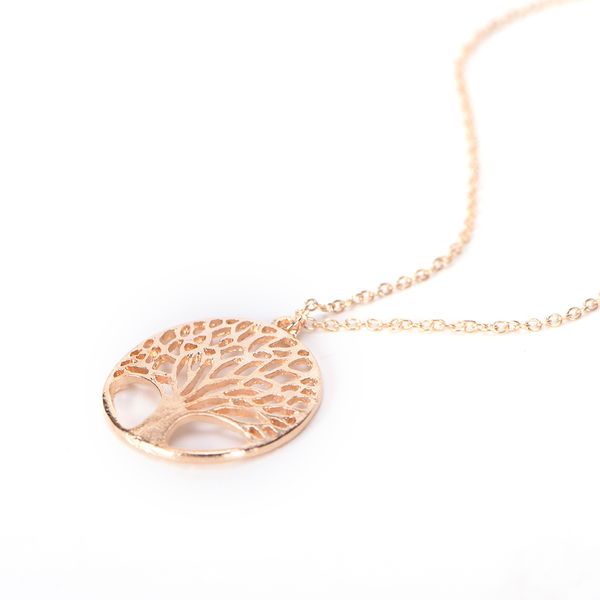 

wholesale women men jewelry charm gift for family girl fashion tree of life pendants necklaces silver gold color necklace