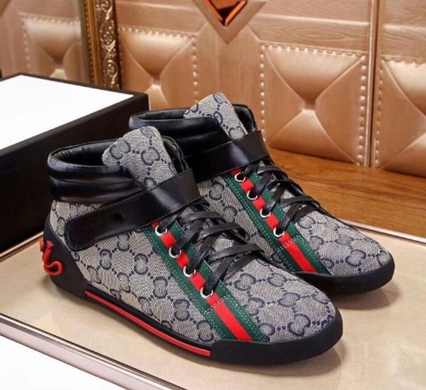 

Designer Boots 18FW Ace Luxury shoes leather black white shoes daddy luxury boots shoes geninue leather size us35-44 with box recept