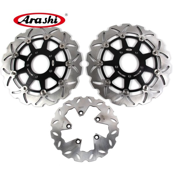 

arashi for suzuki gsx750f 2004 2005 2006 front rear brake rotors disk disc kit gsx 600 750 f gsx750 750f gsx600f