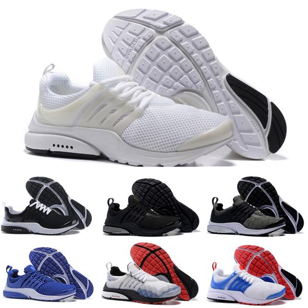

2018 running shoes presto br qs breathe yellow black white mens women ports shoe sneakers walking designer shoes size 36-46