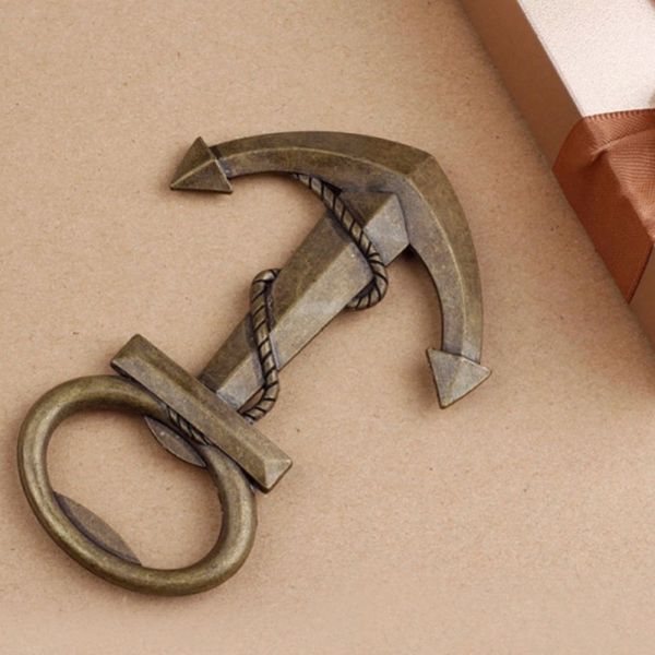 

новинка aeneous якорь shaped пива открывалка для бутылок творческий подарок для свадьбы день рождения вина открывалки кухонные инструменты