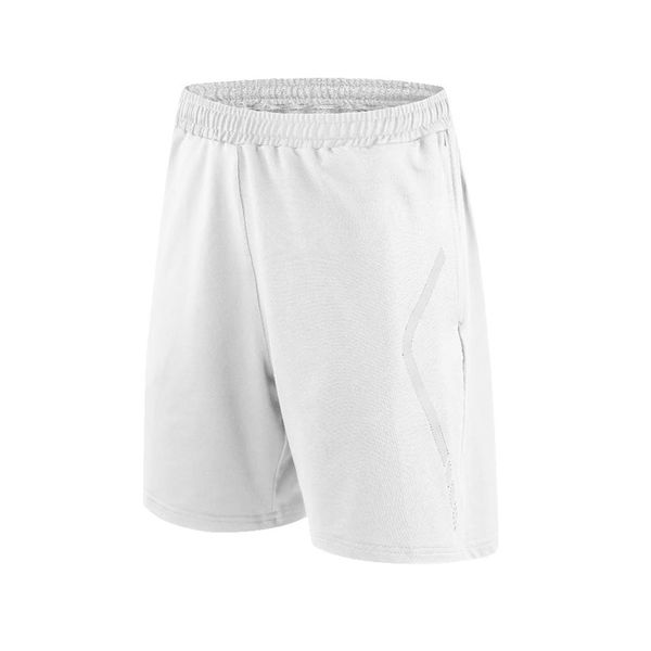 

2018 new summer quick dry mens sports shorts elastic waist men running shorts with zipper pocket reflective print jogging, Black;blue