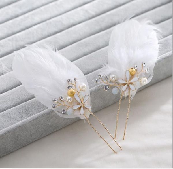 

корейский невесты свадебные аксессуары аксессуары шпилька голову цветок оптовая золотой цвет сердцевины цветка перлы шпилька цветок головной, Slivery;golden