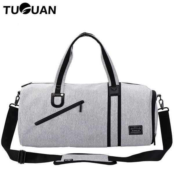 

men travel hand luggage sports bags waterproof big bag for male large capacity suitcase shoulder portable duffel b5