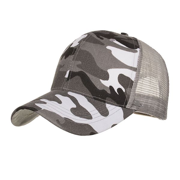 

sleeper #5001 camouflage summer cap mesh hats for men women casual hats hip hop baseball caps cotton adjustable ing, Blue;gray