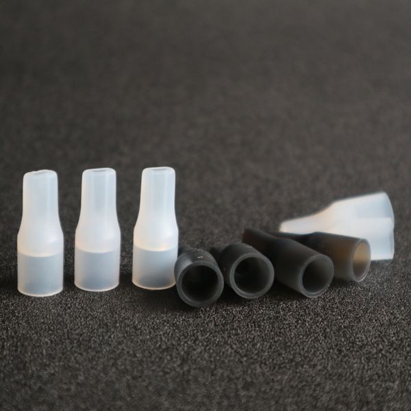 Copri bocchino piatto in silicone Punta antigoccia in gomma Puntali per test monouso in silicone Tappo per tester Diametro 9 mm per Ploom Tech IQOS DHL