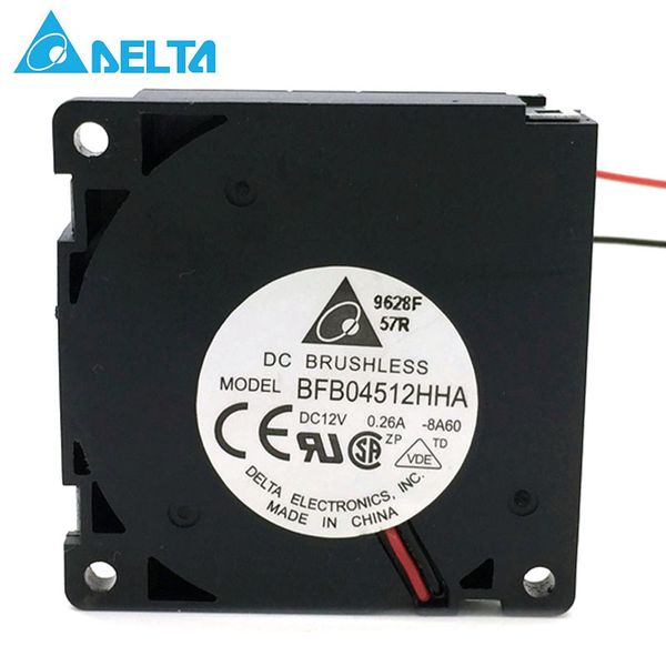 

original delta bfb04512hha 45 * 45 * 10mm dc12v 0.26a turbo blower cooling fan