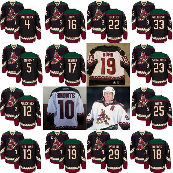 

97 Jeremy Roenick Phoenix Coyotes Shane Doan Jersey Keith Tkachuk 16 Max Domi 10 Tony Amonte Rick Tocchet Craig Janney Hockey Jerseys