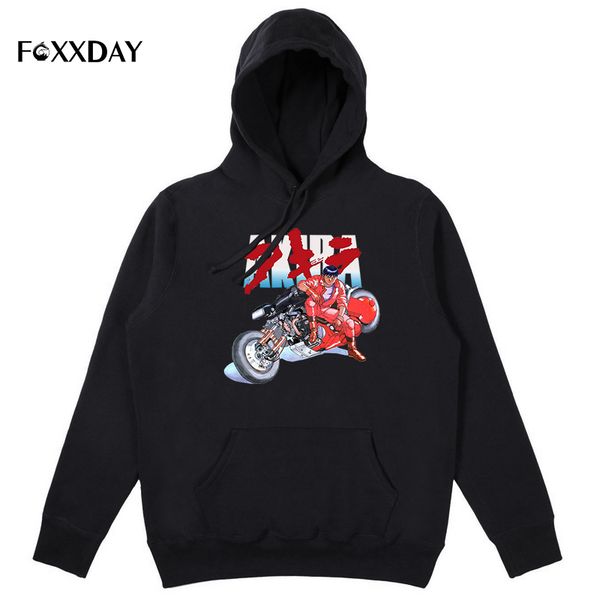 

akira hoodie men autumn fashion long sleeve hoody casual animated cartoon printed male hoodies sweatshirts, Black