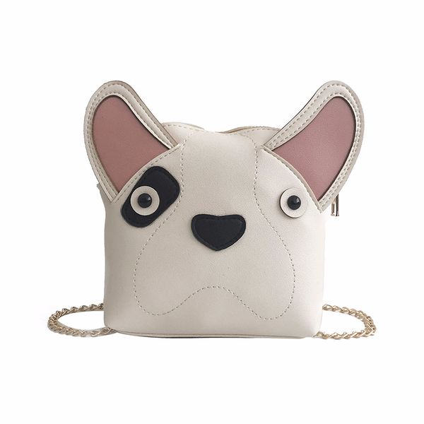 

2018 new women summer cartoon dog mini chain animal pattern bags korean style sweet girl fashion personality coin purse