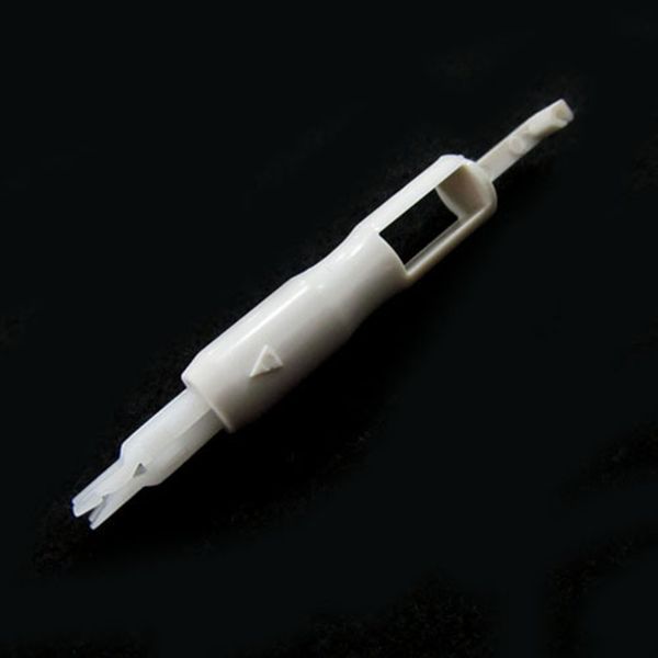 

needle threader stitch insertion tool for sewing machine needle inserter threader, Black