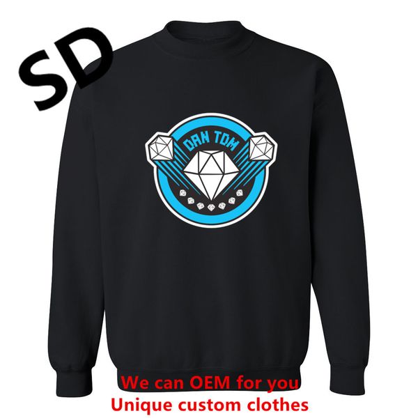 

dropshipping 3d толстовки мужчины дэн tdm алмазный minecart алмаз толстовки swearshirt мужская sudadera hombre смешные топы одежда, Black