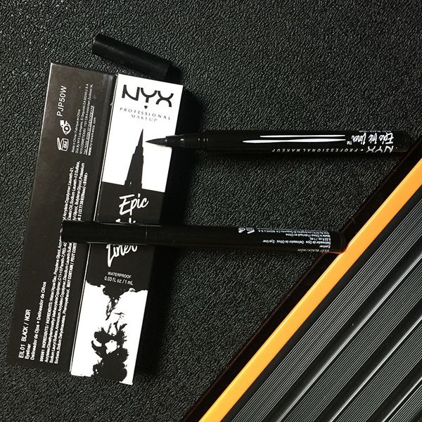 

dhl makeup professional eyes nyx epic ink liner waterproof black eyeliner1ml