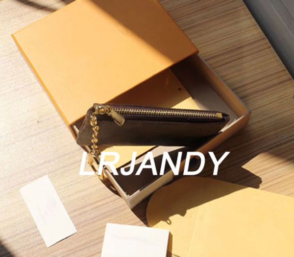 

с orange box key чехол натуральная кожа держит 100% кожа известный классический дизайнер женщины key holder портмоне небольшой кожаный мешок, Red;blue