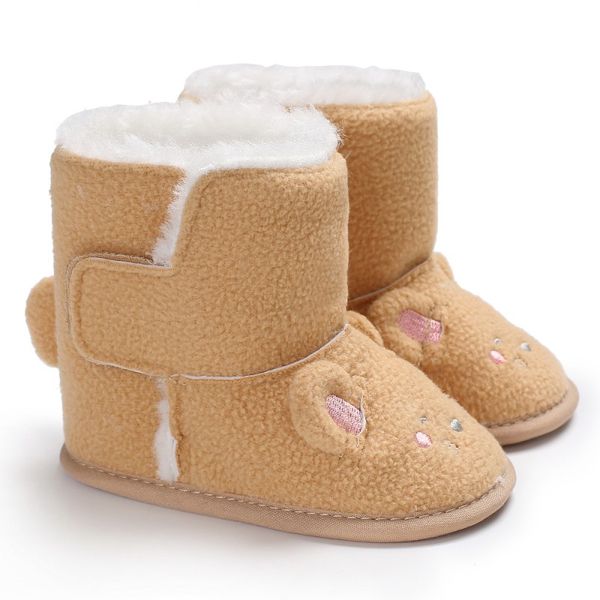 

girl boots cute little mouse princess baby soft bottom shoes toddler walking shoes winter warm