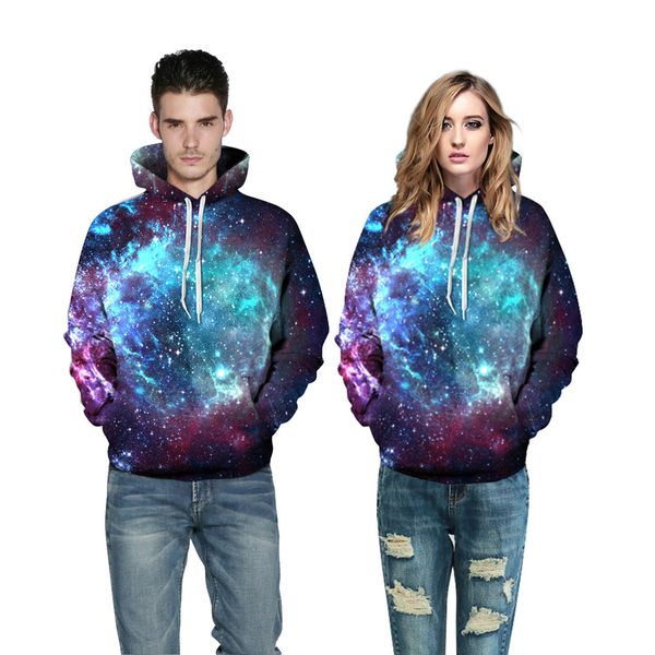 

mascube couple sweatshirts galaxy 3d men hoodies sweatshirts male sweatshirt novelty print hoody tracksuits pullover, Black