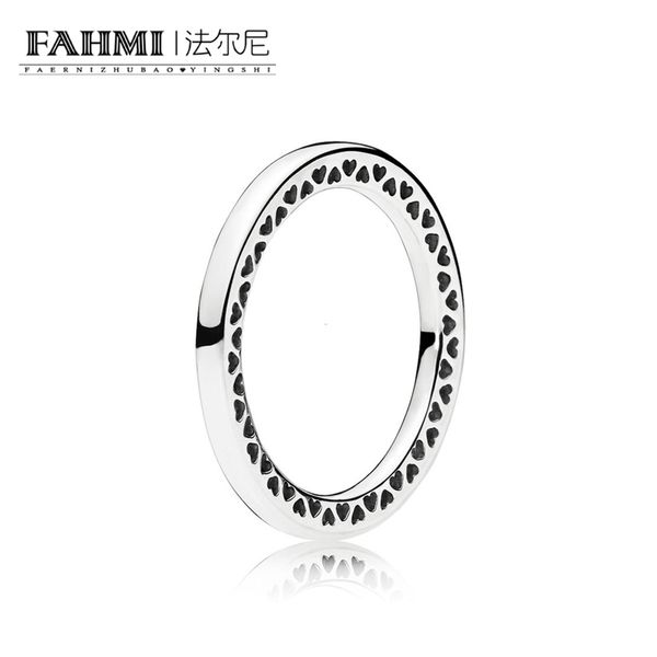 

fahmi 100% стерлингового серебра 925 пробы 1: 1 оригинальный подлинный шарм 196237 темперамент мода гламур ретро кольцо свадебные женщины юв, Slivery;golden