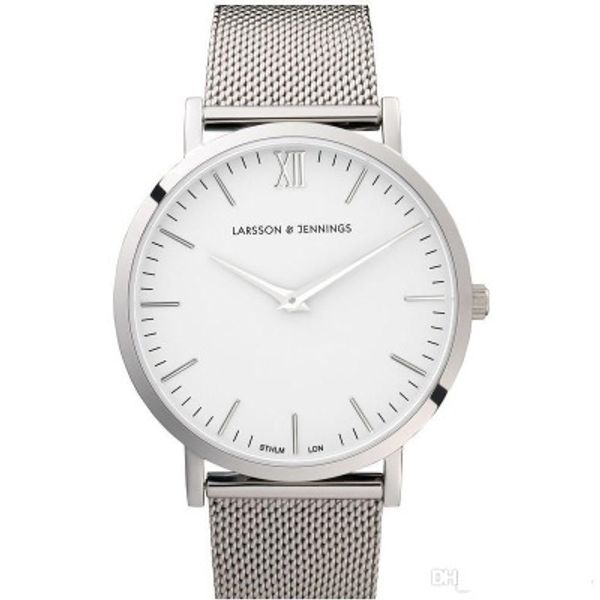 

Famous Montre Fashion Brand larsson and jennings Watches For Men and Women Dress Quartz Watch Leather Stainless Steel Strap Sport Watches
