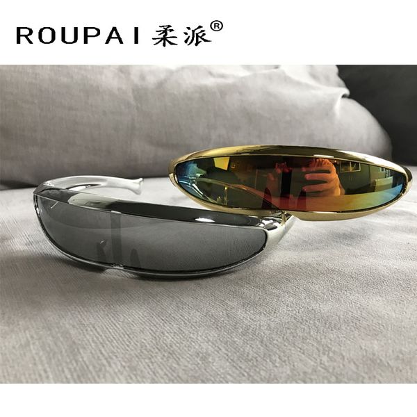 

roupai one piece goggles women men colored snelle planga brand designer sunglasses, White;black