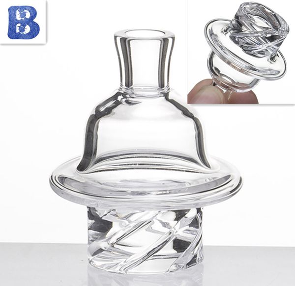 Кварцевый карб CAP Smoke с отверстием Fit Quartz Banger Nail OD 31 мм стеклянные водопроводные трубы Dabber Bongs Dab нефтяные буровые установки