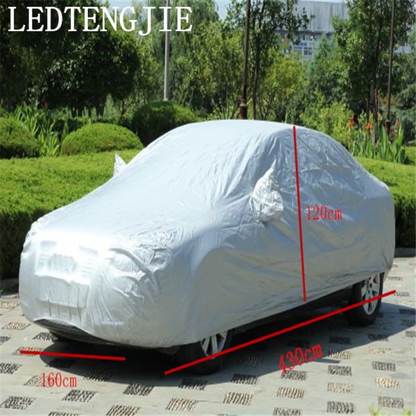 

full car cover waterproof and dustproof uv car cover clothes suv surfaceprotection all sedan models silver