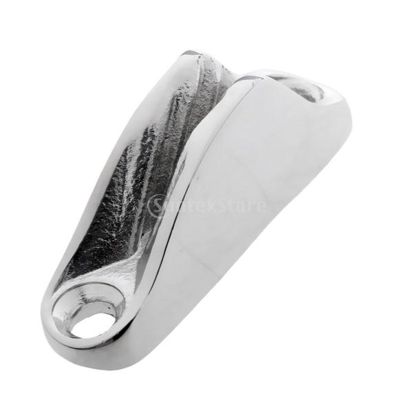 

mini boat sailing rope clam cleat - 316 marine grade stainless steel 47 x 14 x 17mm