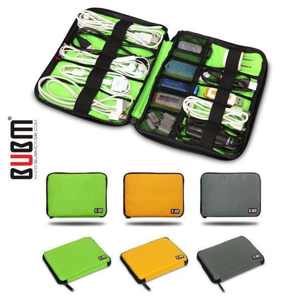 

bubm usb cable organizer travel carry case digital gadget devices electronics accessories holder system kit case earphone bag