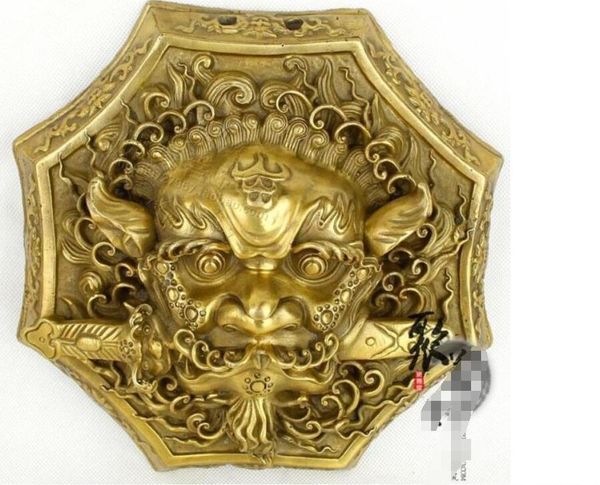2019 Kwong Kwong House Bronze Lion Bite Sword Copper Octagonal Bite Sword Evil Spirit Feng Shui Supplies From Xn124 66 33 Dhgate Com