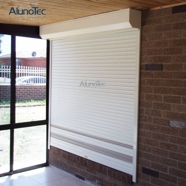 

motorized aluminum external rolling shutters remote control roller shutter