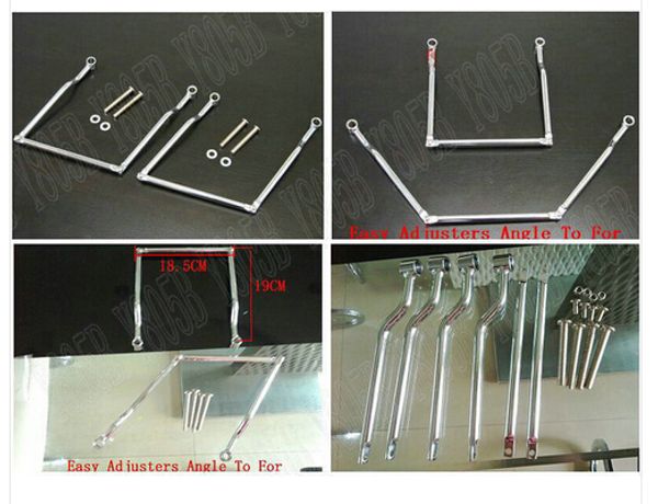 

chrome metal saddle saddlebag guard bar for vulcan vn500 en500 vn750 vn 900 custom classi mt-30