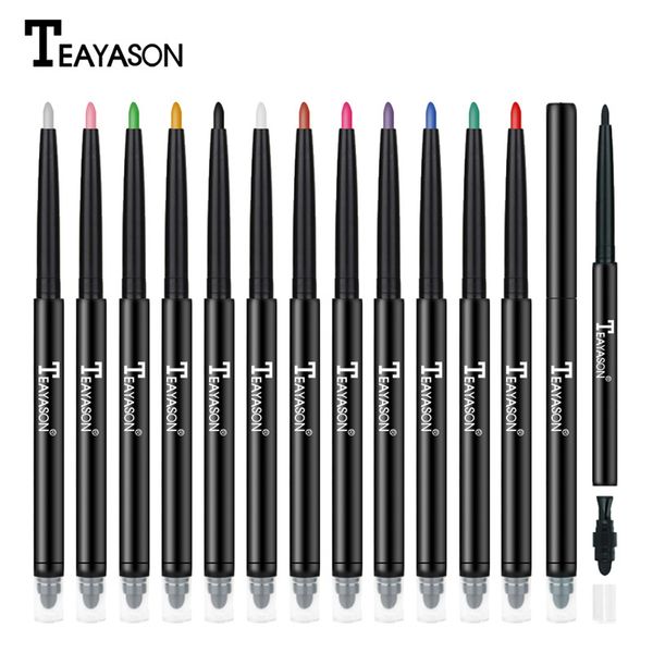 

new automatic double-headed waterproof liquid eyeliner pen eye's makeup cosmetic tool long-lasting eye liner pencil for eyeshado