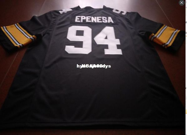 

men #94 a.j. epenesa iowa hawkeyes alumni college jersey xs-6xl or custom any name or number jersey, Black;red
