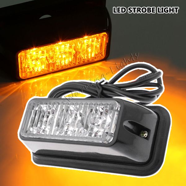 

50pcs 3.5inch 3w led beacon light with 16 flash pattern warning strobe emergency signal light for automotive offroad pickup truck wrangler