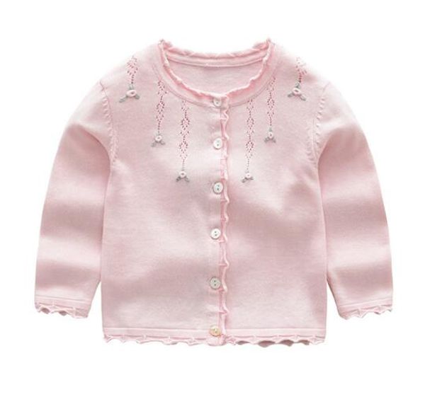 

Girl clothes little floral design cardigan sweater coat sets girl top fall sweaters