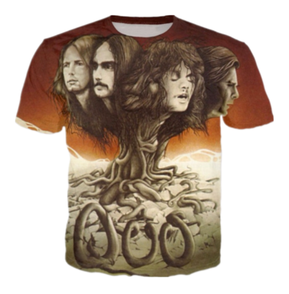 

wholesale-fashion mens/womens summer style status quo funny 3d print casual t-shirt dxr0072, White;black