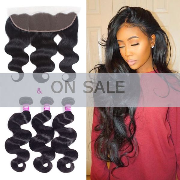 Chinese Virgin Human Hair Bundle Weaves Closure Body Wave Chinese