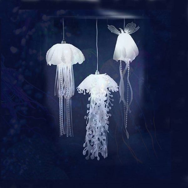 

new medusae pendant lamps glow ethereal jellyfish droplight acaleph hanginglight