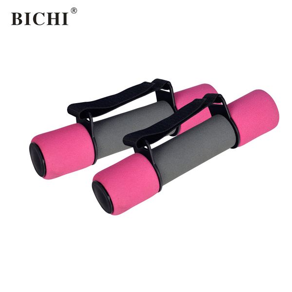 

bichi1 pair lady gym fitness exercise dumbbell women soft foam dumbbellsarm training exercise weights musculation equipment