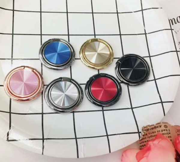 

universal metal cell phone buckle ring finger bracket lazy bracket phone holder 360Â° rotation degree stent