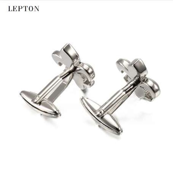 

lepton blue fleur de lis cufflinks for mens light blue crusade design cuff links fashion mens shirt cuffs cufflinks1678745, Silver
