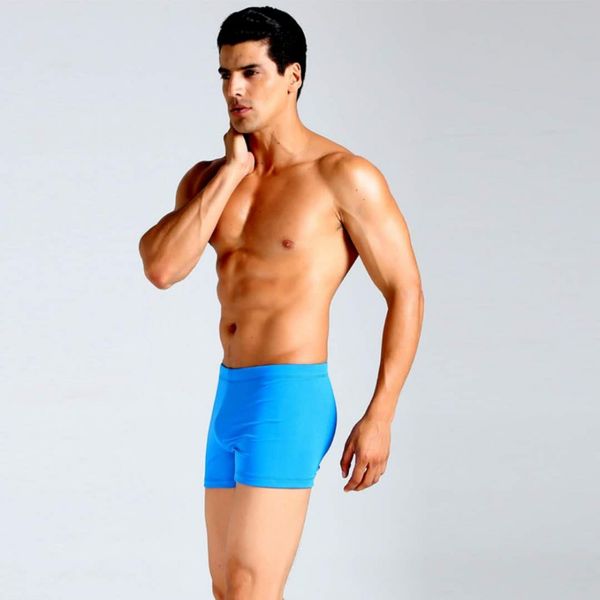 

2018 new style swimwear men's swimsuits surf board beach wear man swimming trunks boxer blue shorts suits