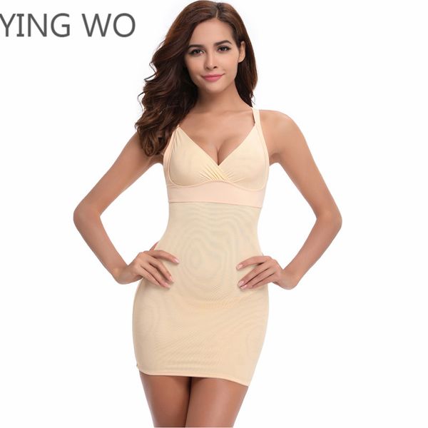 

black/beige plus size firm control body shaper dress with straps tummy control full slips fitted underwear shapwear 5xl, Black;white