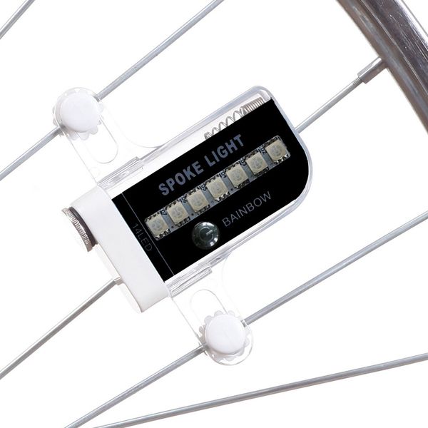 

zk20 2017 colorful14 led motorcycle cycling bicycle bike wheel signal tire spoke light 30 changes cycling accessories