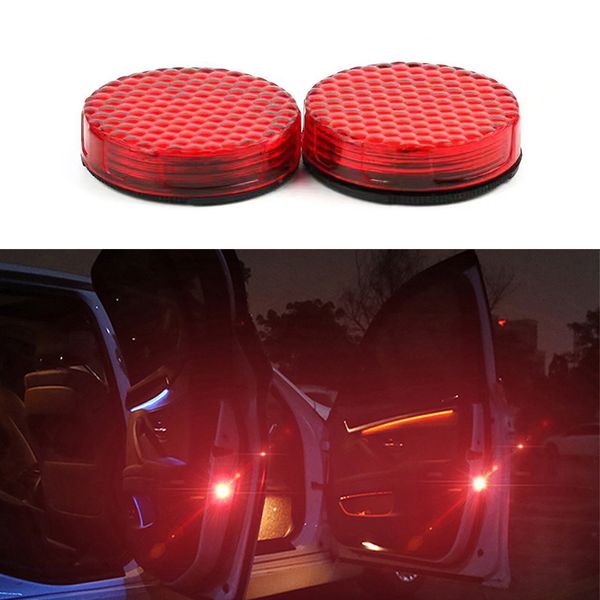 2017 Led Warning Light Door Interior Red Flashing Light For Car Door Reflector For Vw Beaetle Caddy Polo Touran Emergency Led Lights For Cars