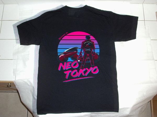 

vintage akira t shirt reprint, White;black