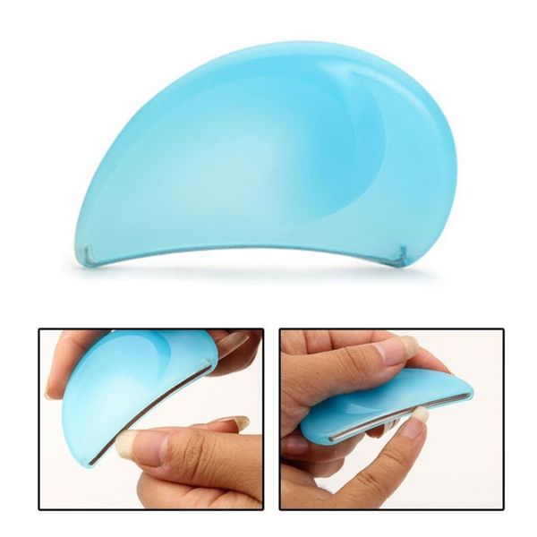 

professional nail files half moon curved nail art care tool candy color file buffer block manicure tool beauty tools