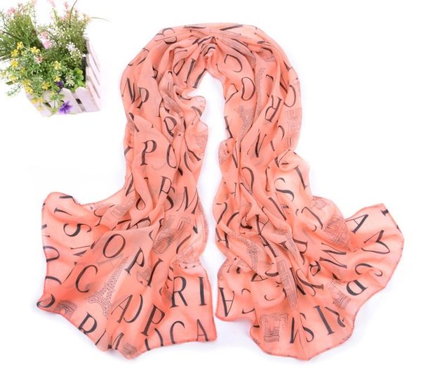 

100% silk new fashion eiffel tower paris chiffon long scarf silk chiffon star scarves shawl autumn winter colourful round dot chiffon scarf, Blue;gray