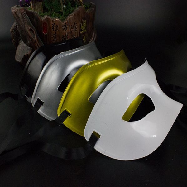 

men party mask solid color prince halloween half face masquerade boys masks for male dancing wear